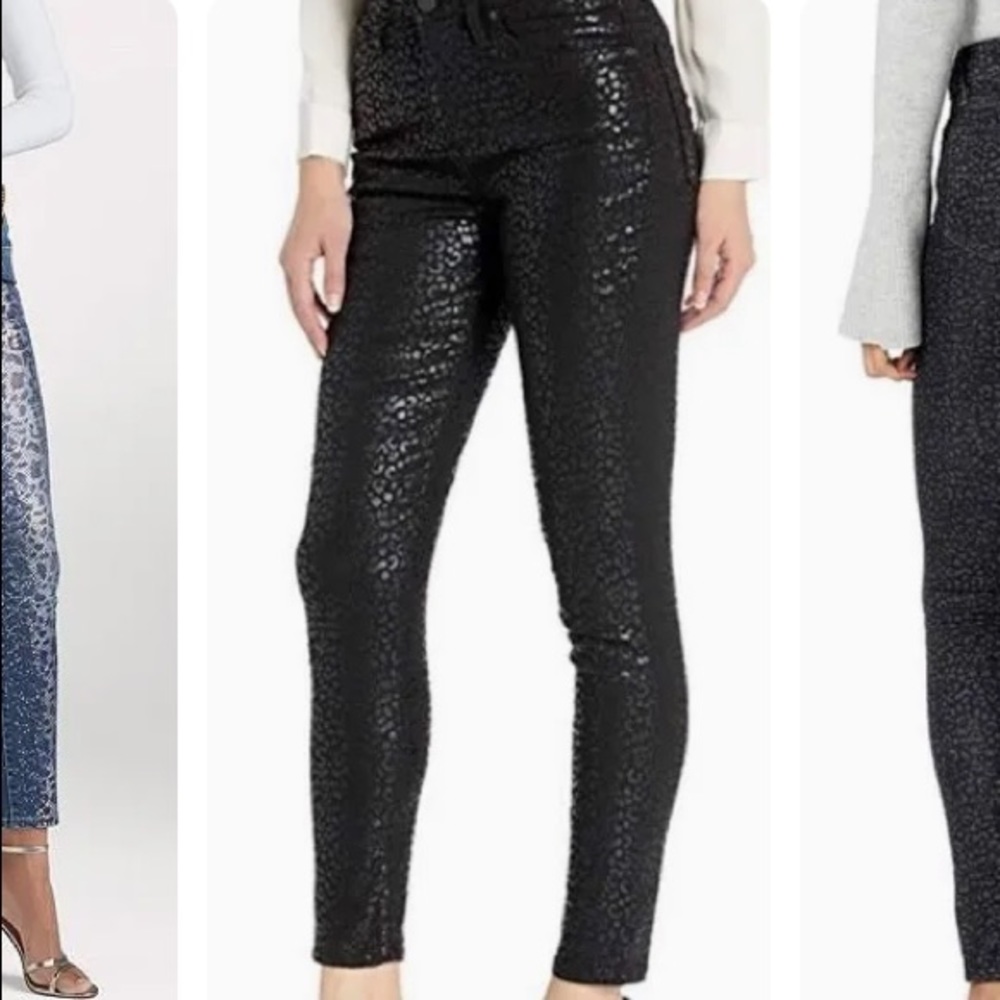 Levi 721 High Rise Skinny Metallic